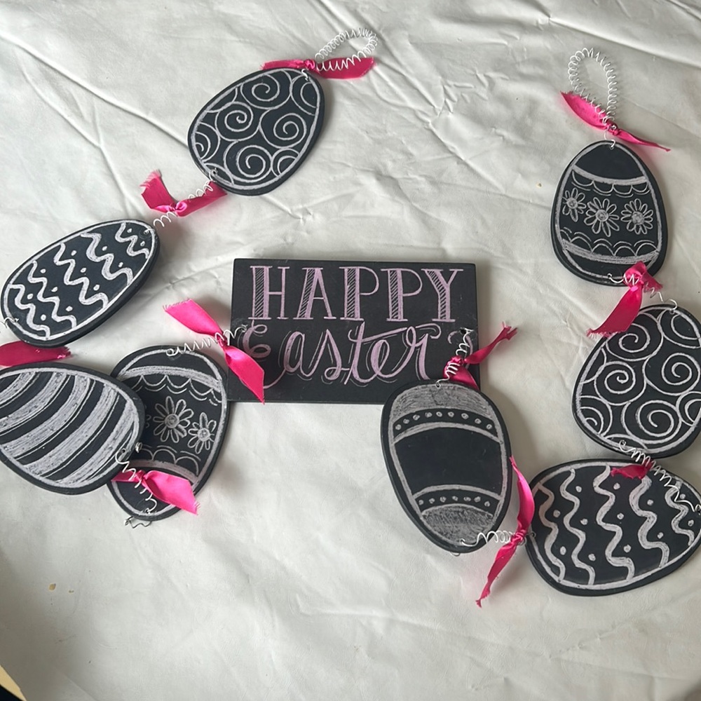Easter Chalkboard Garland